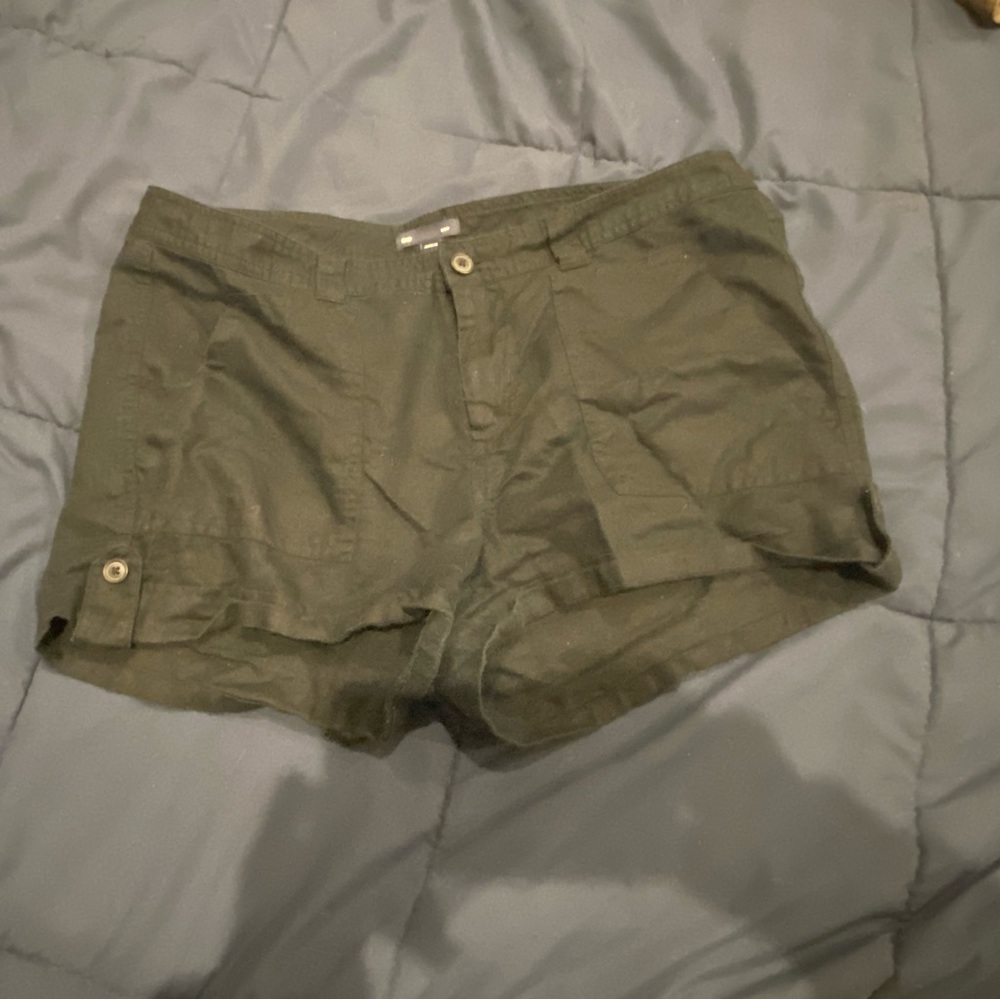 Gap Black Linen Shorts